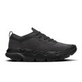 Women's black lace-up running shoes with Cloud-like cushioned sole