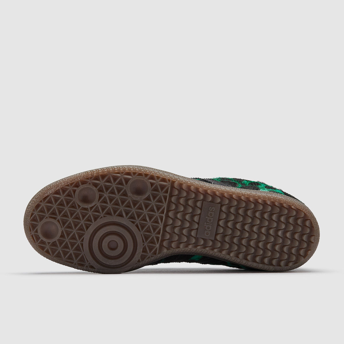 Adidas Samba OG women's shoes outsole with brown rubber tread