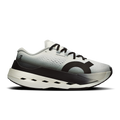 Women's On Cloudboom Max running shoes with white upper, black laces, and logo detail