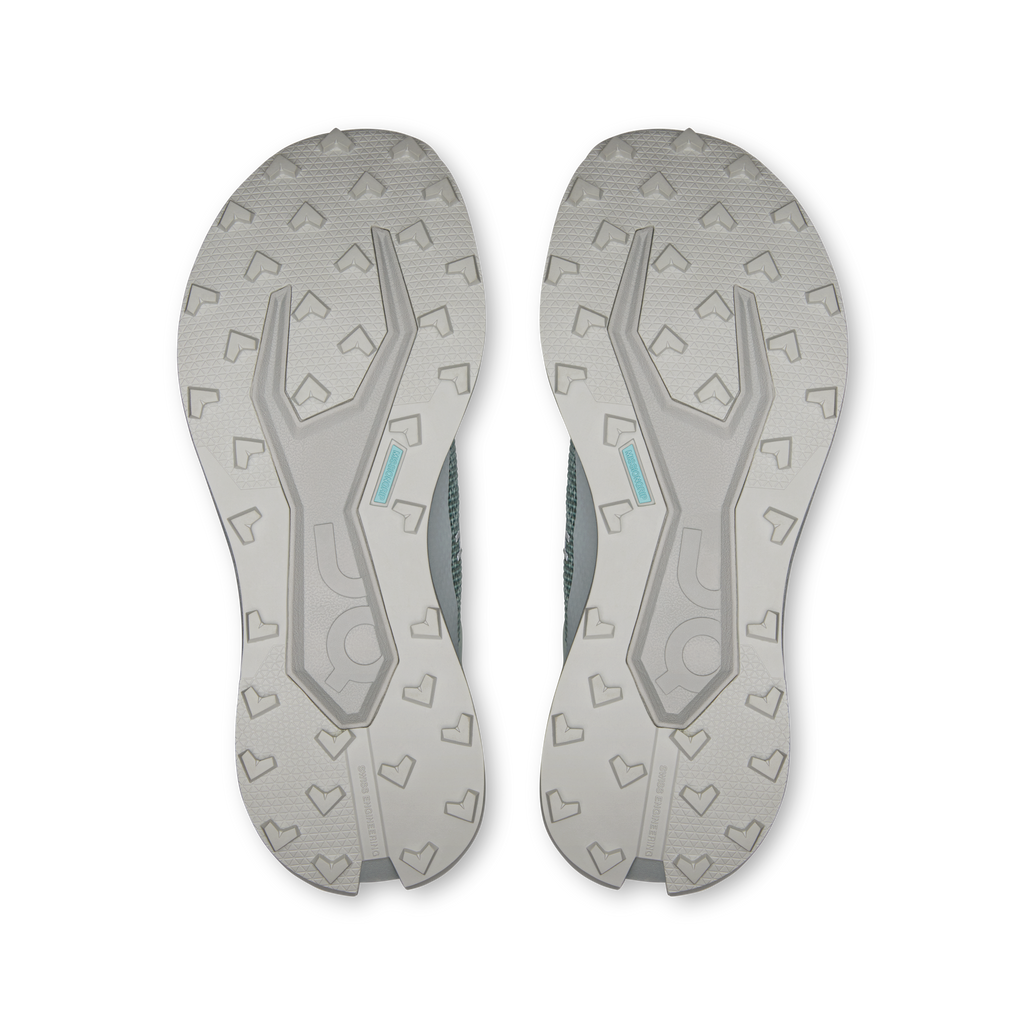 On Running Cloudultra 3 women's shoe outsoles, patterned tread with blue details