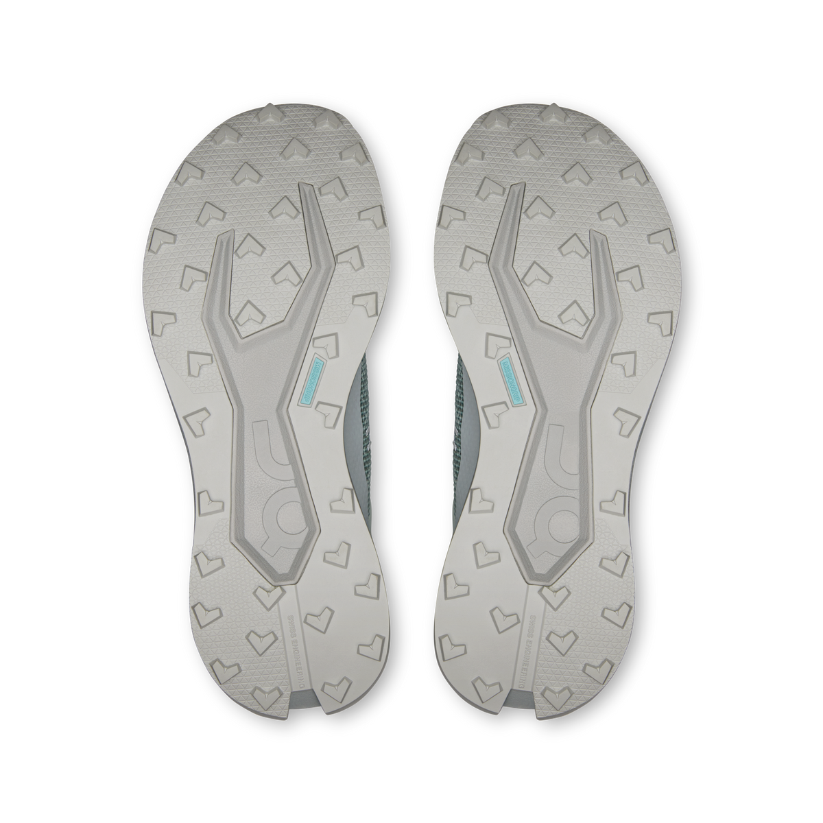 On Running Cloudultra 3 women's shoe outsoles, patterned tread with blue details