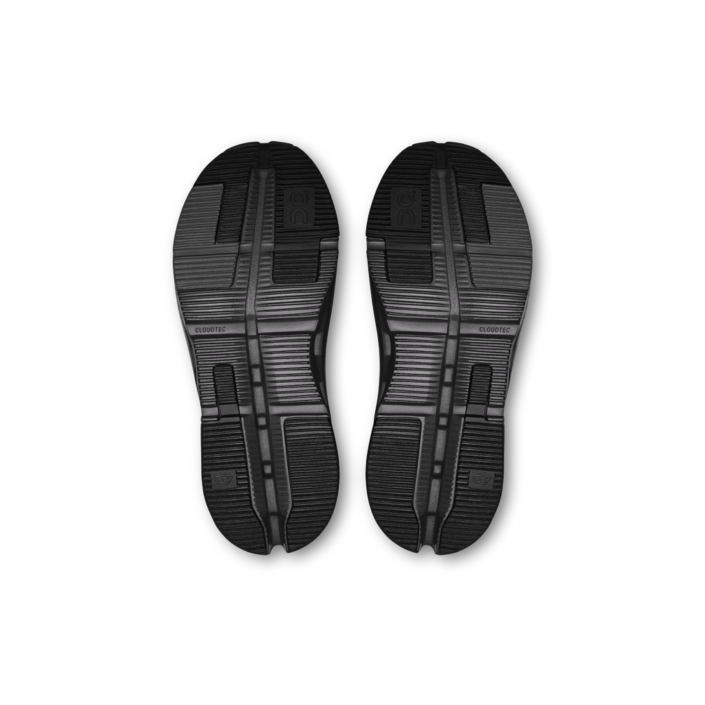 Kids' Cloudnova shoe outsoles pair, textured tread with CloudTec cushioning pods