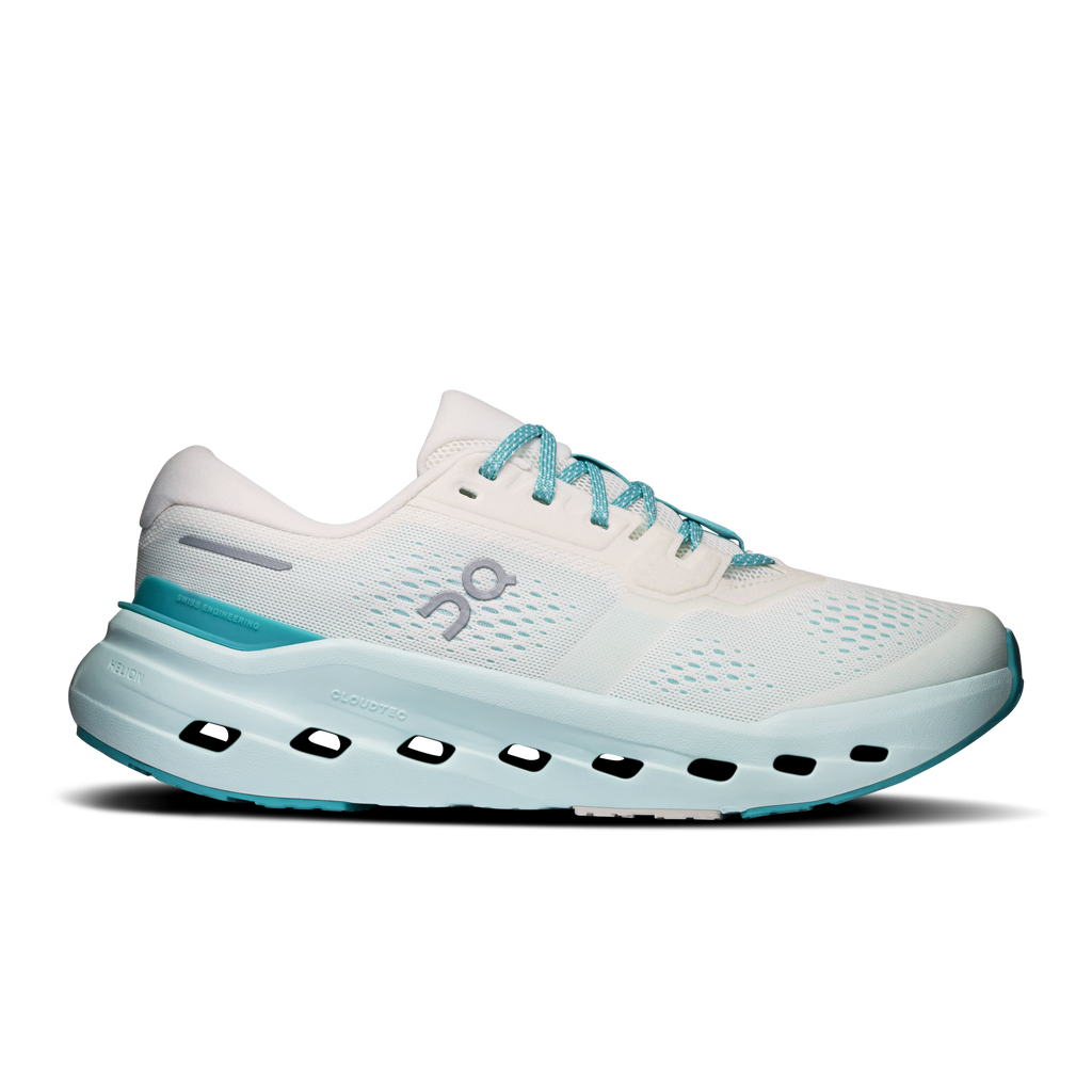 On Running Cloudrunner 3 women's running shoes, ivory with aquamarine accents