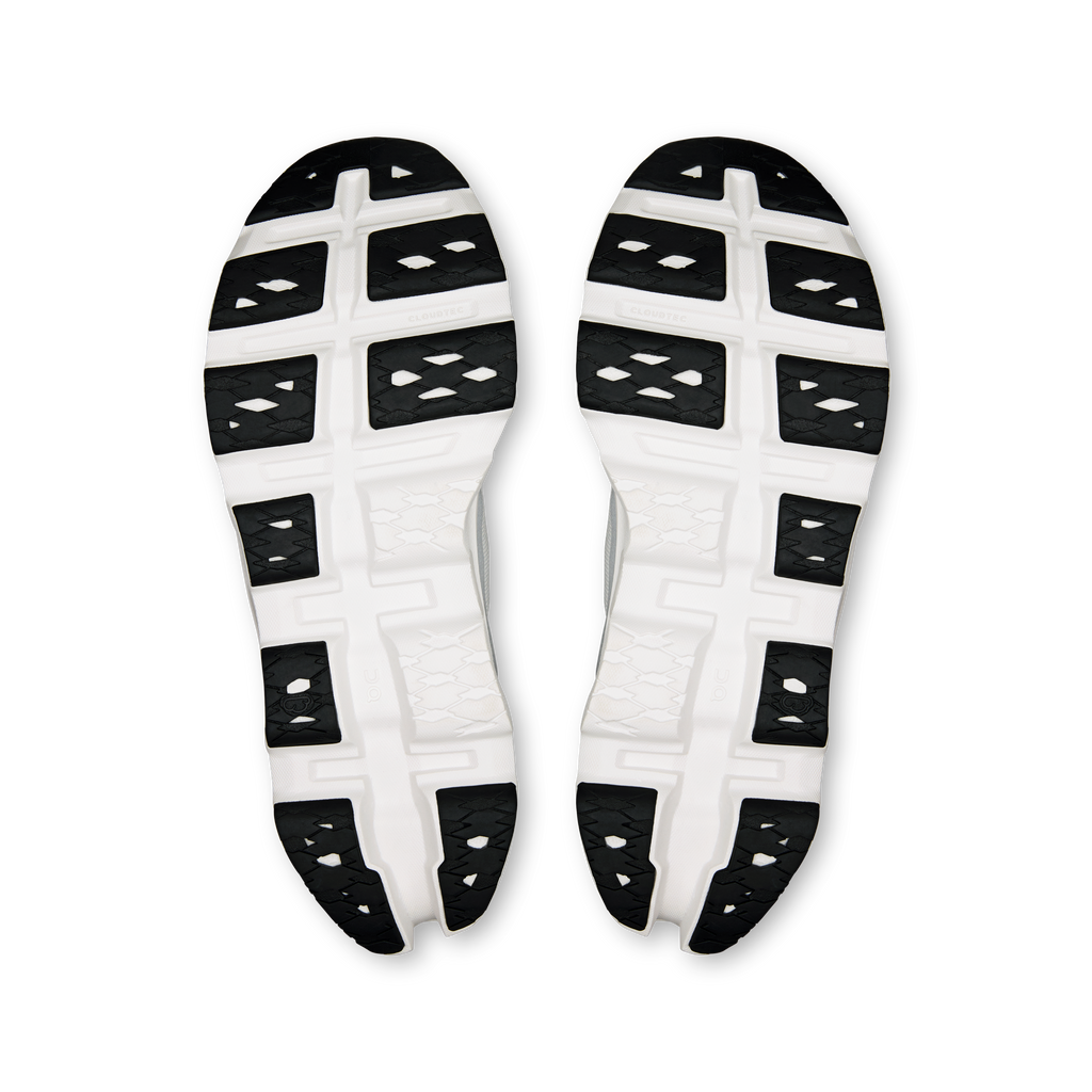 On Cloudmonster 3 shoe outsoles for men, white tread with black traction pods