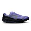 Men's On running shoes in light purple and dark gray, lace-up with rubber outsole