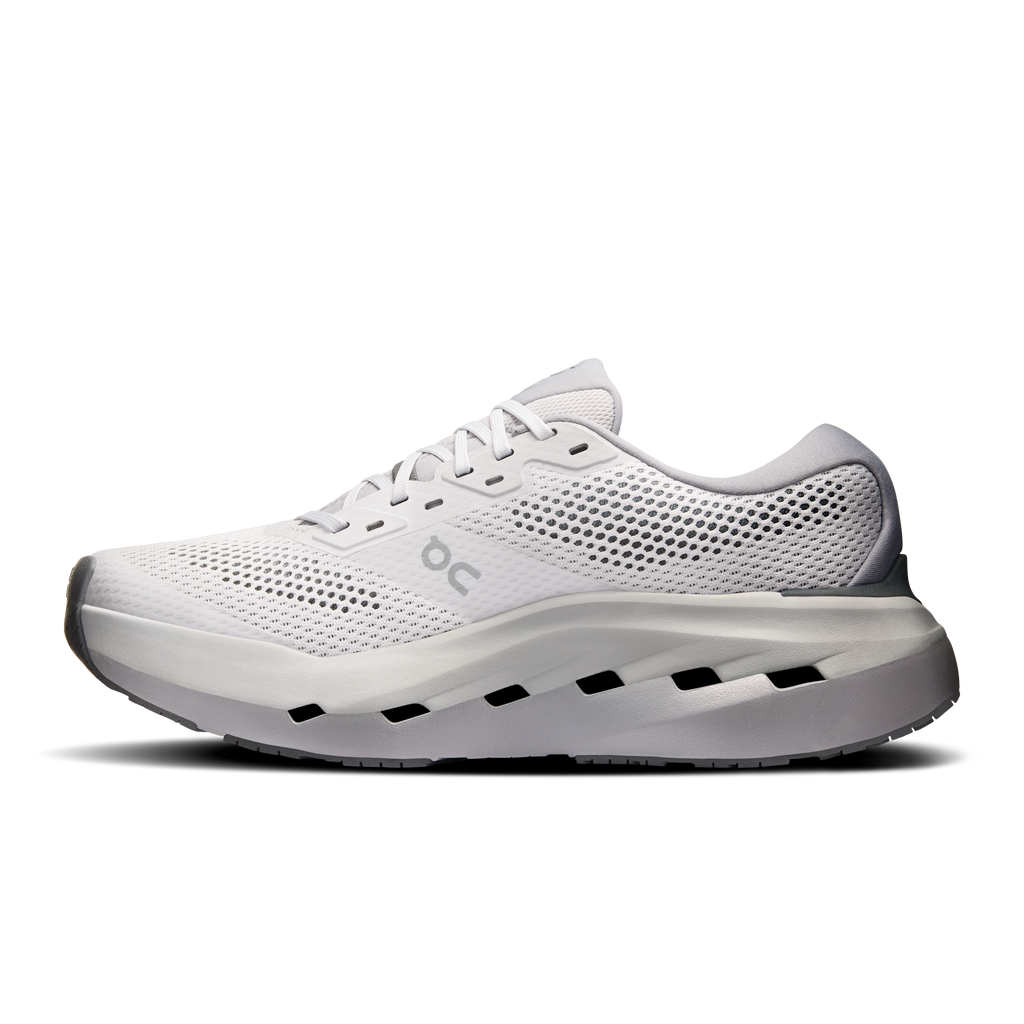 Men's running shoes with breathable mesh upper, lace-up closure, and thick sole