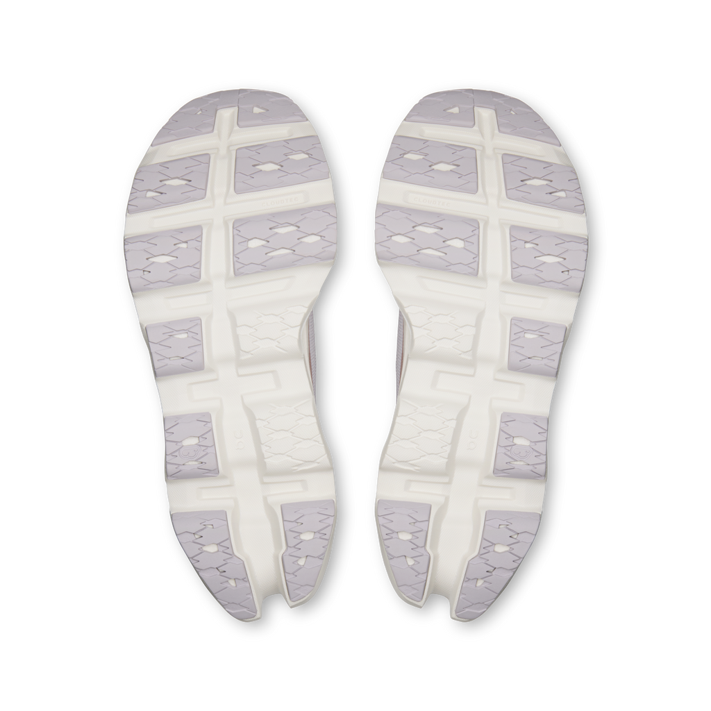 On Cloudmonster 3 women's running shoes, outsole view with textured traction blocks