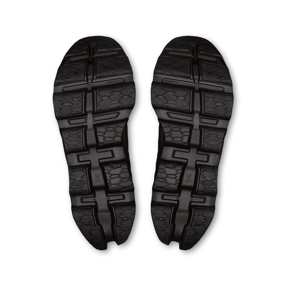 Men's On Cloudmonster 3 running shoes outsole with tread pattern, black