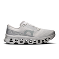 Men's light-gray running shoes with lace-up upper and Cloud-style cushioned sole