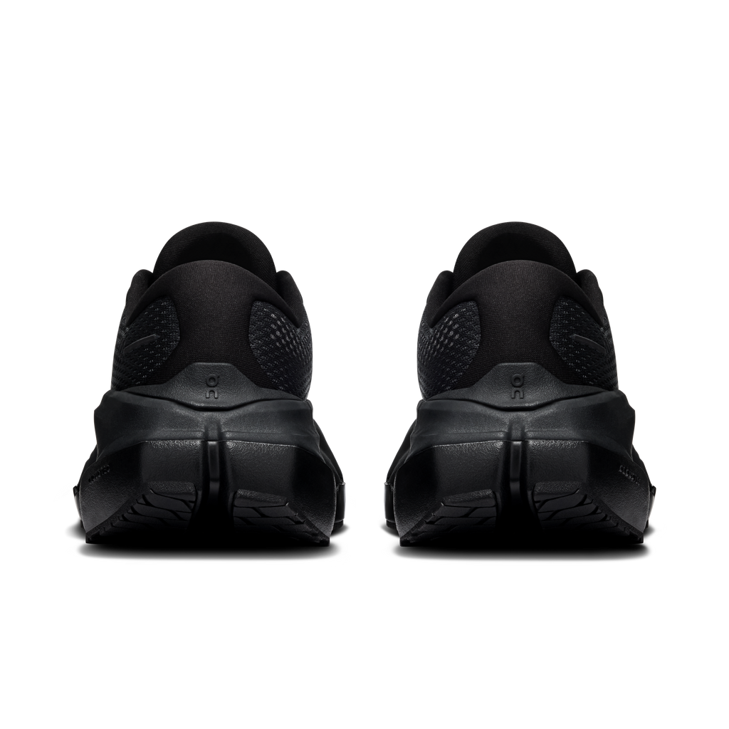 Women's Cloudrunner 3 Max shoes, black heel panel with cushioned collar