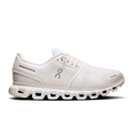 White On Cloud 6 women's running shoes, side view with mesh upper and cushioned sole