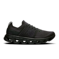 Men's black running shoes with cushioned CloudTec sole and lace-up upper