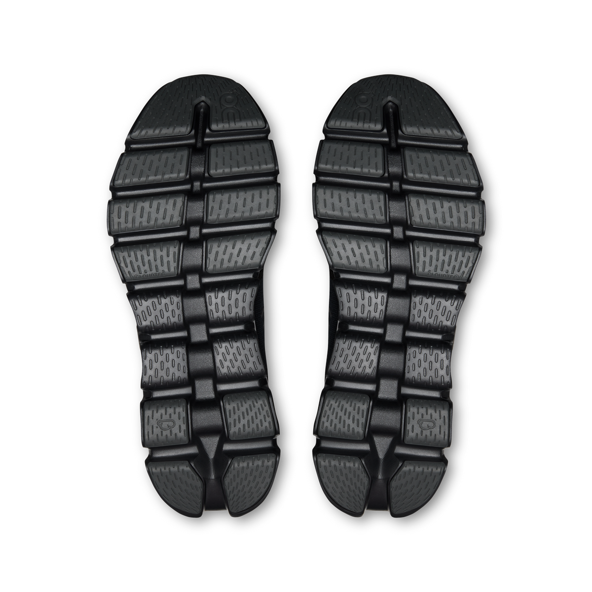 On Running Cloud X 5 shoe outsoles with textured tread pattern for grip