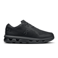 Men's On Cloudzone running shoes, black mesh upper with lace-up and logo