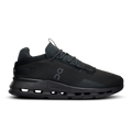 Men's black running shoes with CloudTec pods and lace-up design