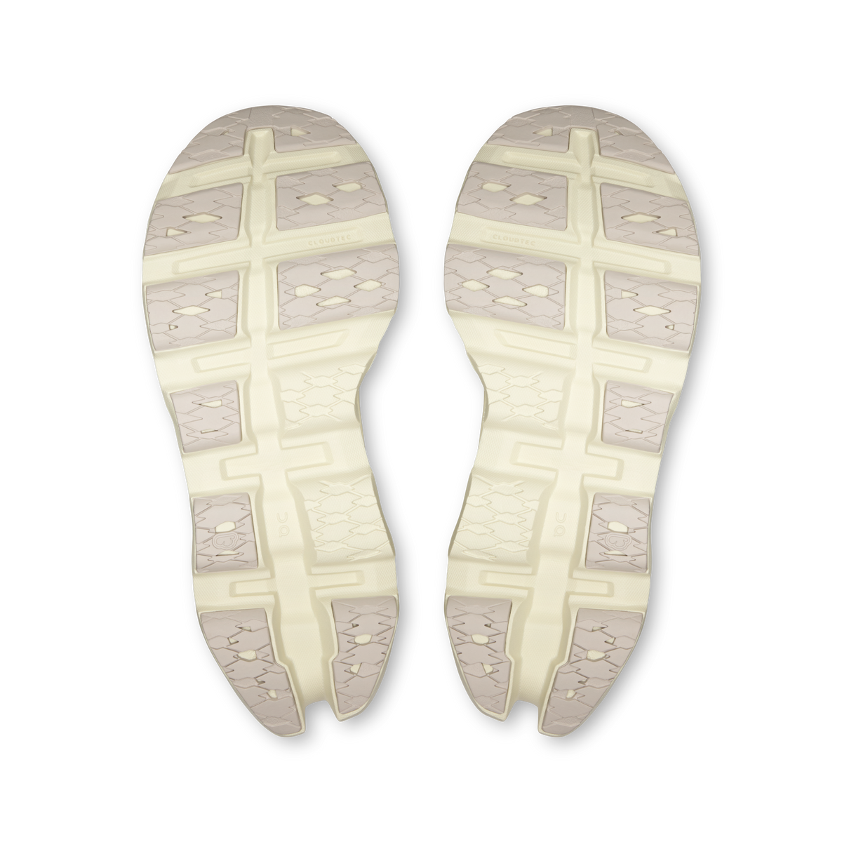 Women’s On Cloudmonster 3 shoes, outsole tread bottoms shown
