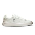 Women's On Running Roger Advantage low-top shoes, white leather, lace-up