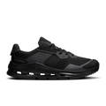Men's black running shoes with lace-up front and CloudTec midsole