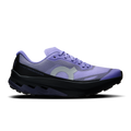 Women's running shoes in lilac with black outsole and On logo on the side