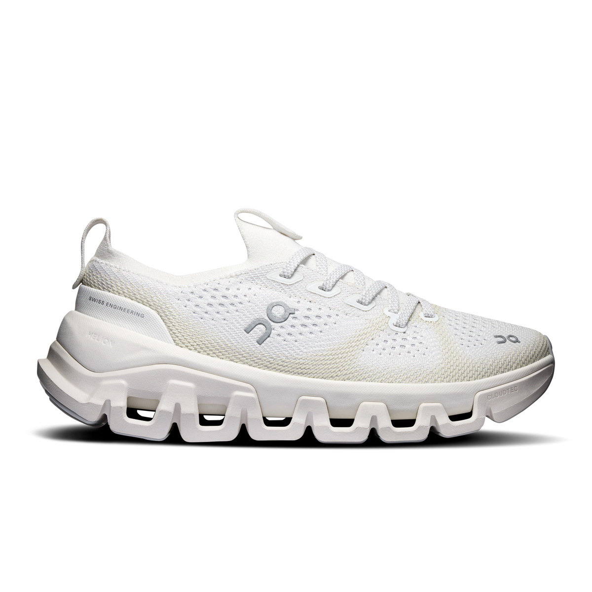 On Running Cloud X Tempo men’s running shoes, ivory knit upper with white sole