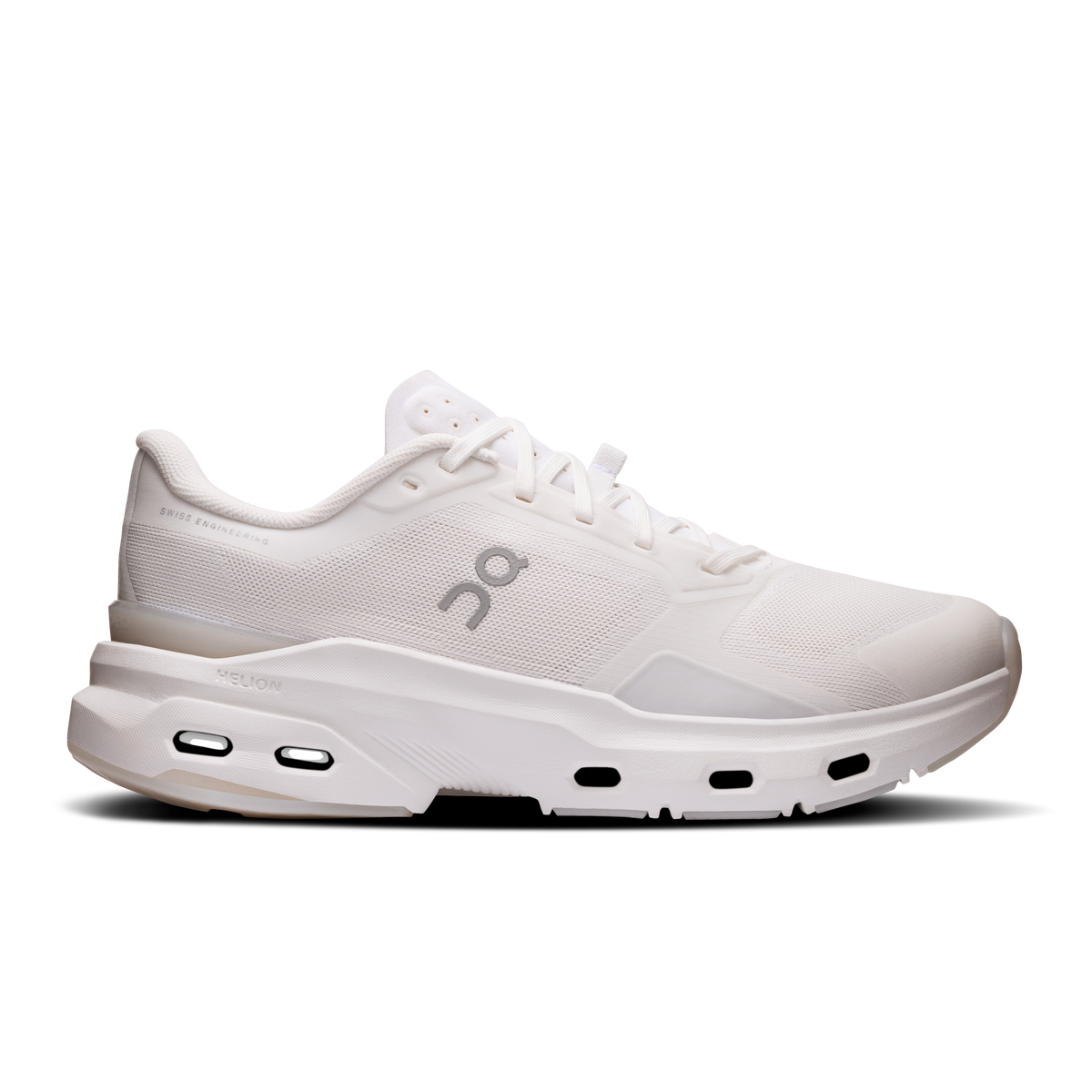 On Cloudpulse 2 women's running shoes in white mesh with cushioned sole