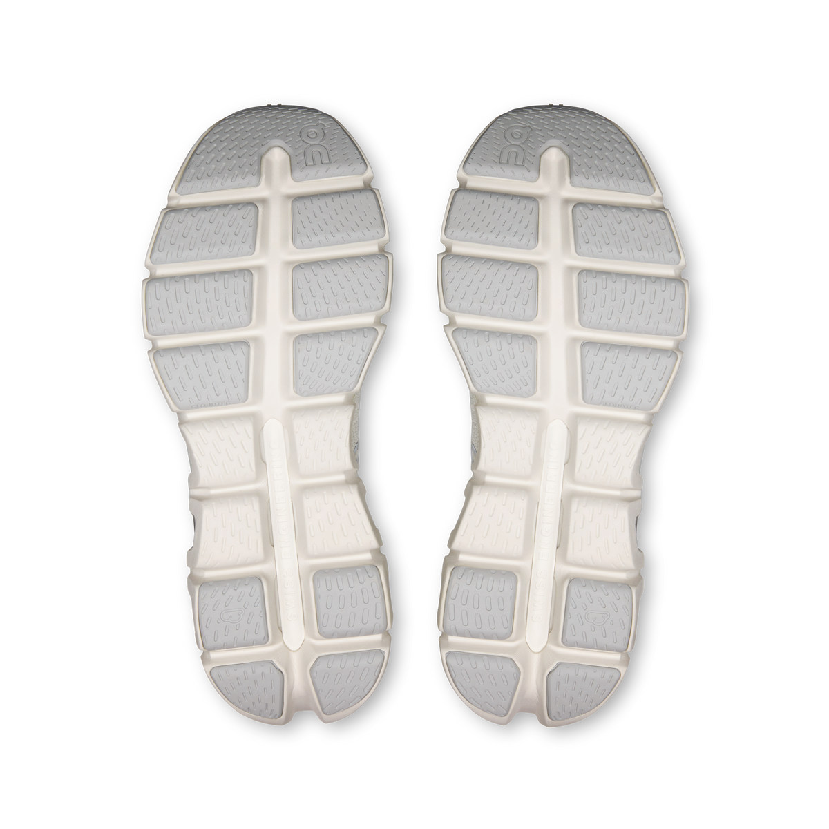 On Running Cloud X Tempo shoes, outsole tread view with padded heel support