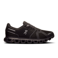 Women’s black Cloud 6 running shoes with mesh upper, laces, and CloudTec sole