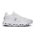 On Cloudnova 2 men's white running shoes, lace-up knit upper and CloudTec sole pods