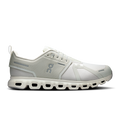 Men's waterproof running shoes in light gray with CloudTec cushioning pods