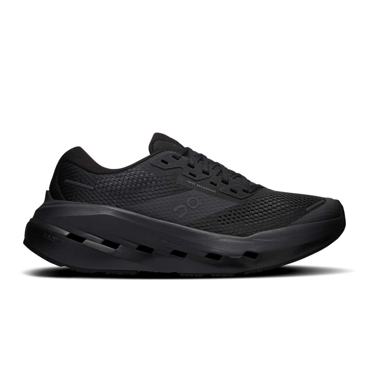 Women's Cloudrunner 3 Max running shoes, black mesh upper, cushioned sole
