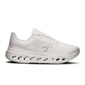 Women’s On Cloudsurfer running shoes in white, mesh upper and cushioned sole