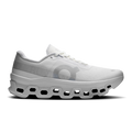 White women's running shoes with cushioned CloudTec outsole and lace-up upper