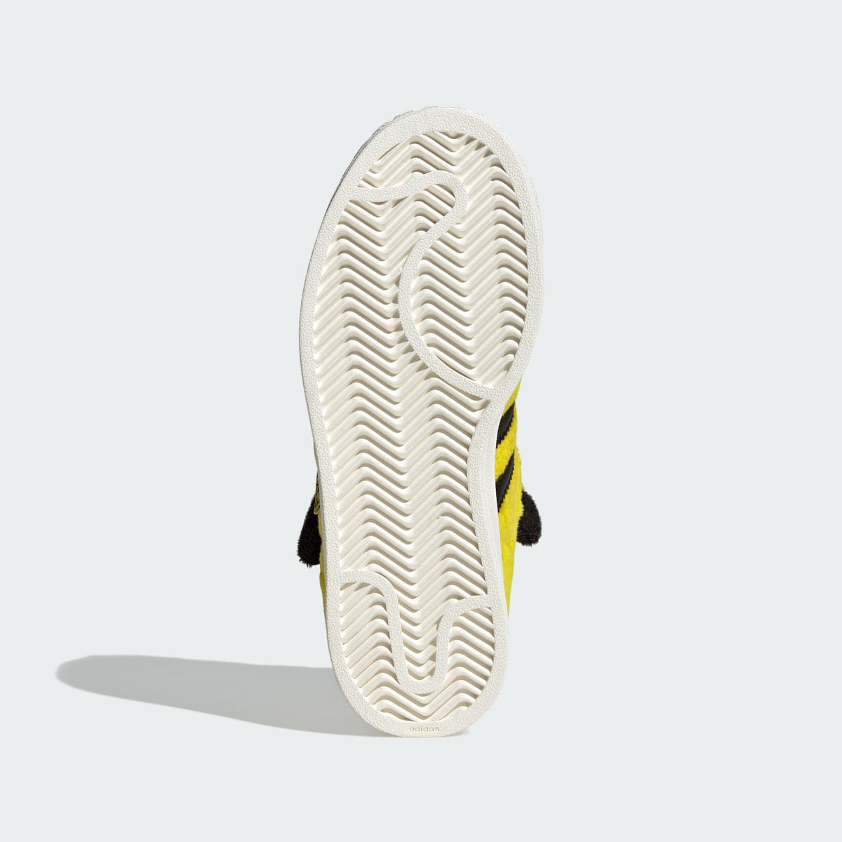 Adidas Kids' Pokémon Superstar II shoe sole view with white tread