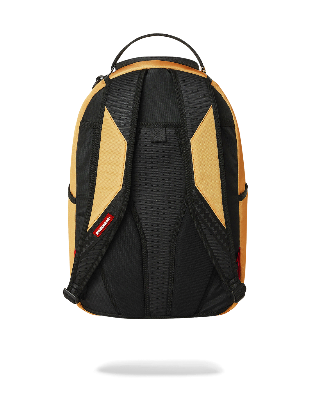 Sprayground Peanuts Franklin backpack, black padded back with vented mesh panel