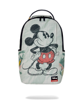 Mickey Mouse sketch mini backpack with red pants and front zipper pocket