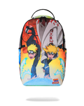 Anime character printed backpack with front pocket and top handle