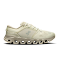 On Cloud X 5 women's running shoes, chalk mesh upper, lace-up, cushioned pods