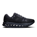Women's wide black lace-up running shoes with CloudTec pod sole