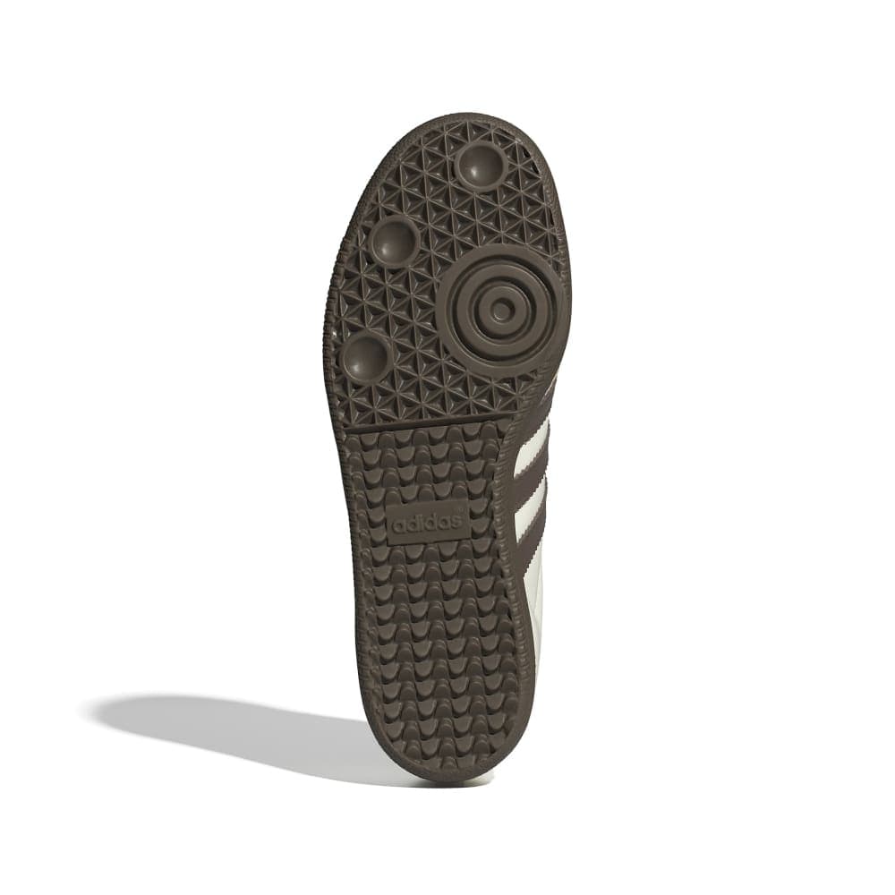 Adidas Samba OG outsole view with textured pattern and Adidas logo