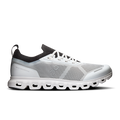 On Cloud 6 Versa men's running shoes, white with black trim, lace-up