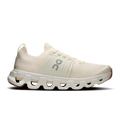 Women's ivory Cloudswift 4 running shoes with On logo and CloudTec sole