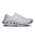 On Cloudrunner 3 Max running shoes, white mesh with purple accents and black outsole slots