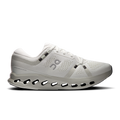 Men's running shoes in light ivory with CloudTec cushioning and gray heel trim