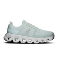 Light blue running shoes with white CloudTec sole and lace-up design