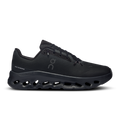 On Cloudtilt men's running shoes, dark black lace-up with CloudTec outsole