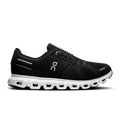 Women’s black running shoes with white CloudTec-style midsole pods and lace-up design