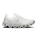 Ivory men's running shoes with CloudTec midsole and blue accent on side