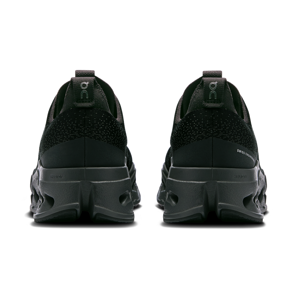 On Running women's wide running shoes, dark green heel and rear cushioning details