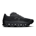 Women's black running shoes with CloudTec pod sole, lace-up mesh upper, side strap