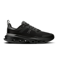 On women's Cloudpulse running shoes, black mesh upper with perforated CloudTec sole
